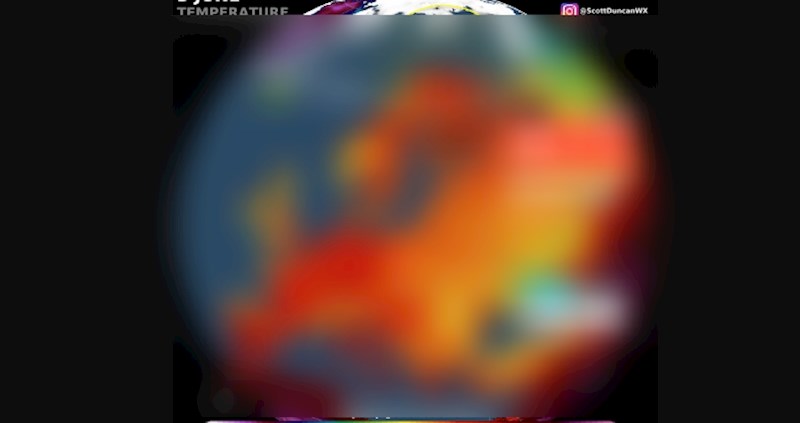 Širi se "nezamisliva" fotka: Ljudi su u šoku kako izgleda toplinska mapa Europe