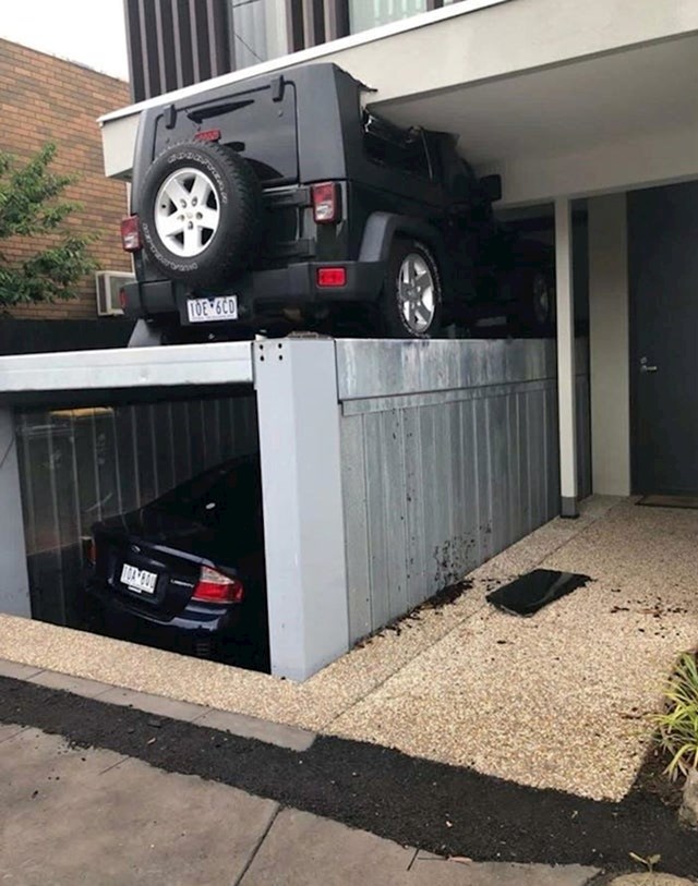 Izgleda da garaža/lift ipak nije tako dobra ideja