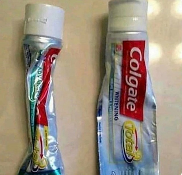 Kako vi istiskujete pastu za zube?