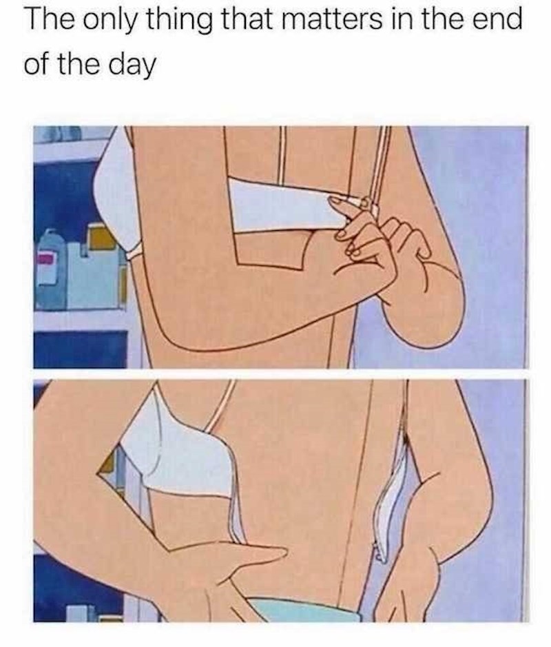 Jedina stvar koja je bitna na kraju svakog dana