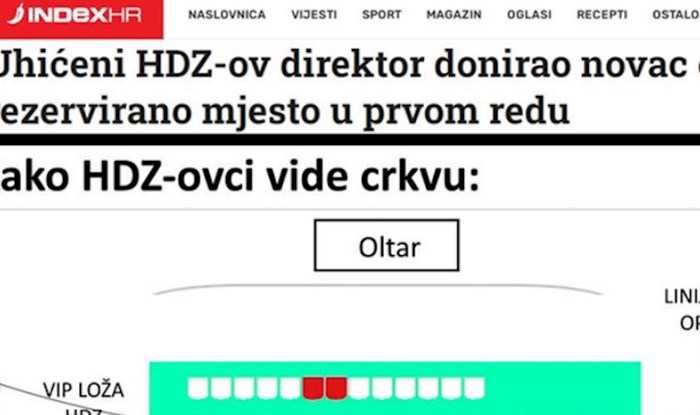 Netko je detaljno nacrtao kako HDZ-ovci vide crkvu, ovo je genijalno