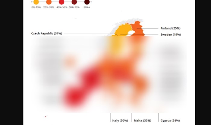 Mapa pokazuje koliko ljudi u EU koriste veze za državne usluge, iznenadit će vas kako stoji Hrvatska