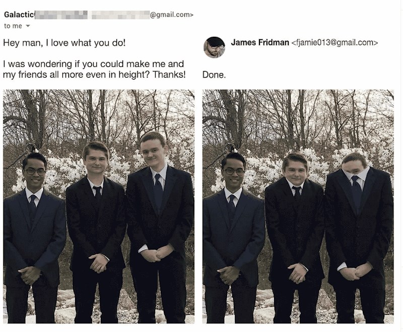 Možeš li nas sve učiniti jednako visokima?