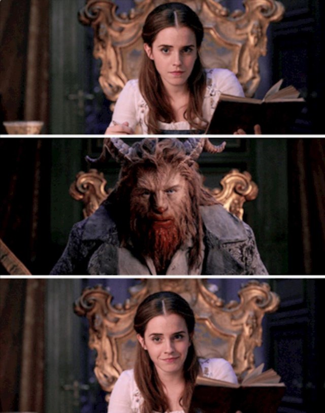 Emma Watson i Dan Stevens u filmu Beauty and the Beast (2017)