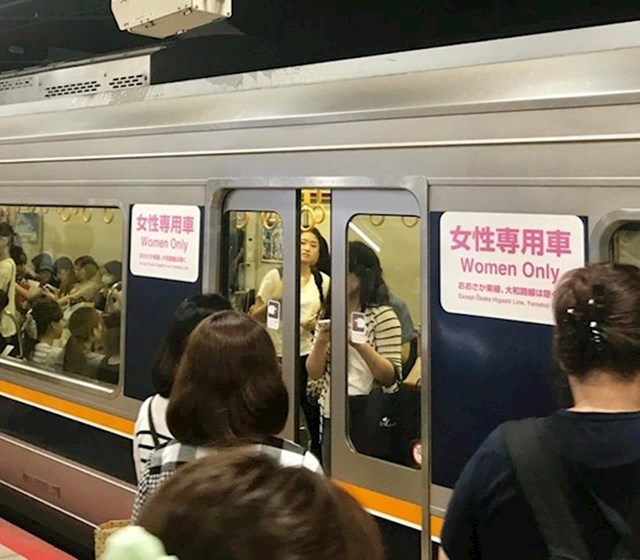 U podzemnoj u Japanu postoje vagoni samo za žene