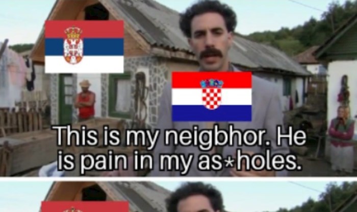 Netko je uz pomoć jedne scene iz Borata objasnio odnos Hrvatske i Srbije, svi umiru od smijeha