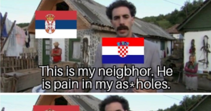 Netko je uz pomoć jedne scene iz Borata objasnio odnos Hrvatske i Srbije, svi umiru od smijeha
