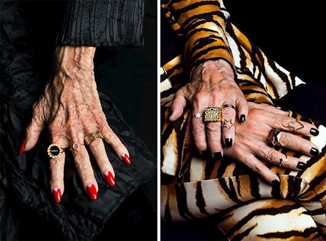 Prave ljudske ruke koje reklamiraju nakit