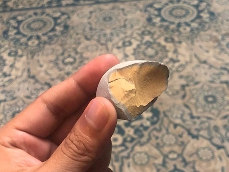 Kamen koji izgleda kao tvrdo kuhano jaje