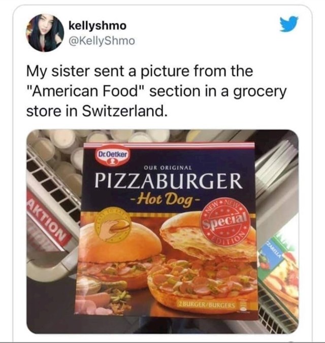 Pizzaburger. O, Bože