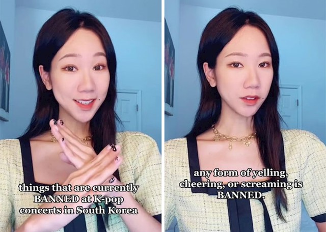 Stvari koje su trenutno zabranjene na K-Pop koncertima u Koreji