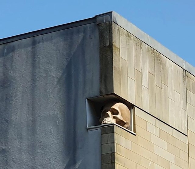 Što je ova lubanja u zgradi?