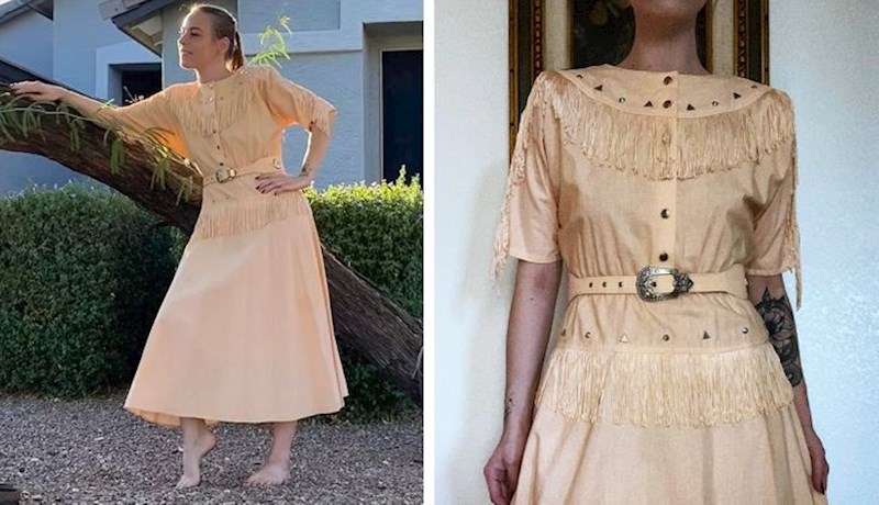 Haljina iz maminog ormara, nosila je samo jednom 80-ih godina