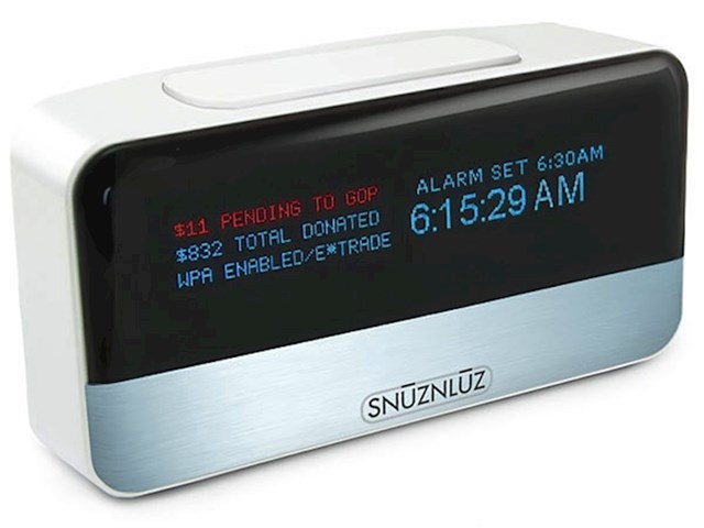 Ovaj alarm donira određenu količinu novca svaki put kad pritisnete snooze