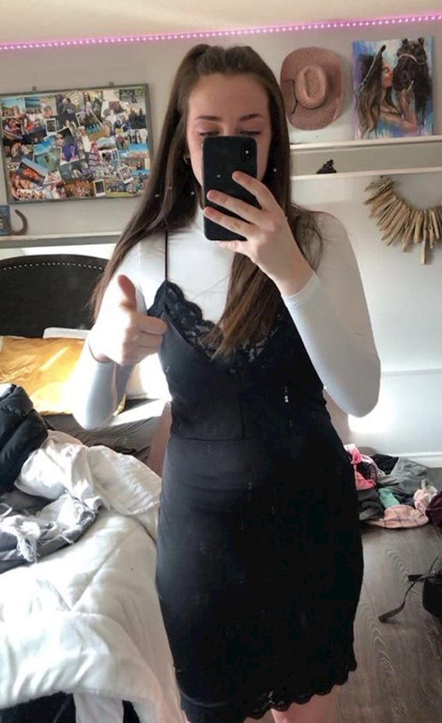 Ovo je bio njen outfit