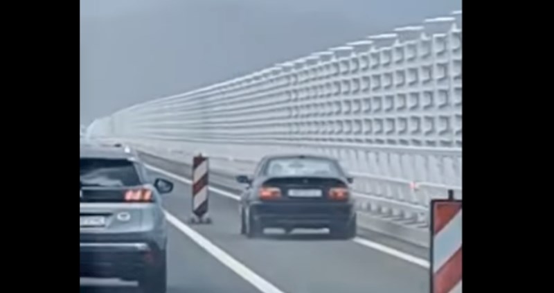 Sjećate se vozača koji je pretjecao zaustavnom trakom na Pelješkom mostu? Priča je dobila nastavak