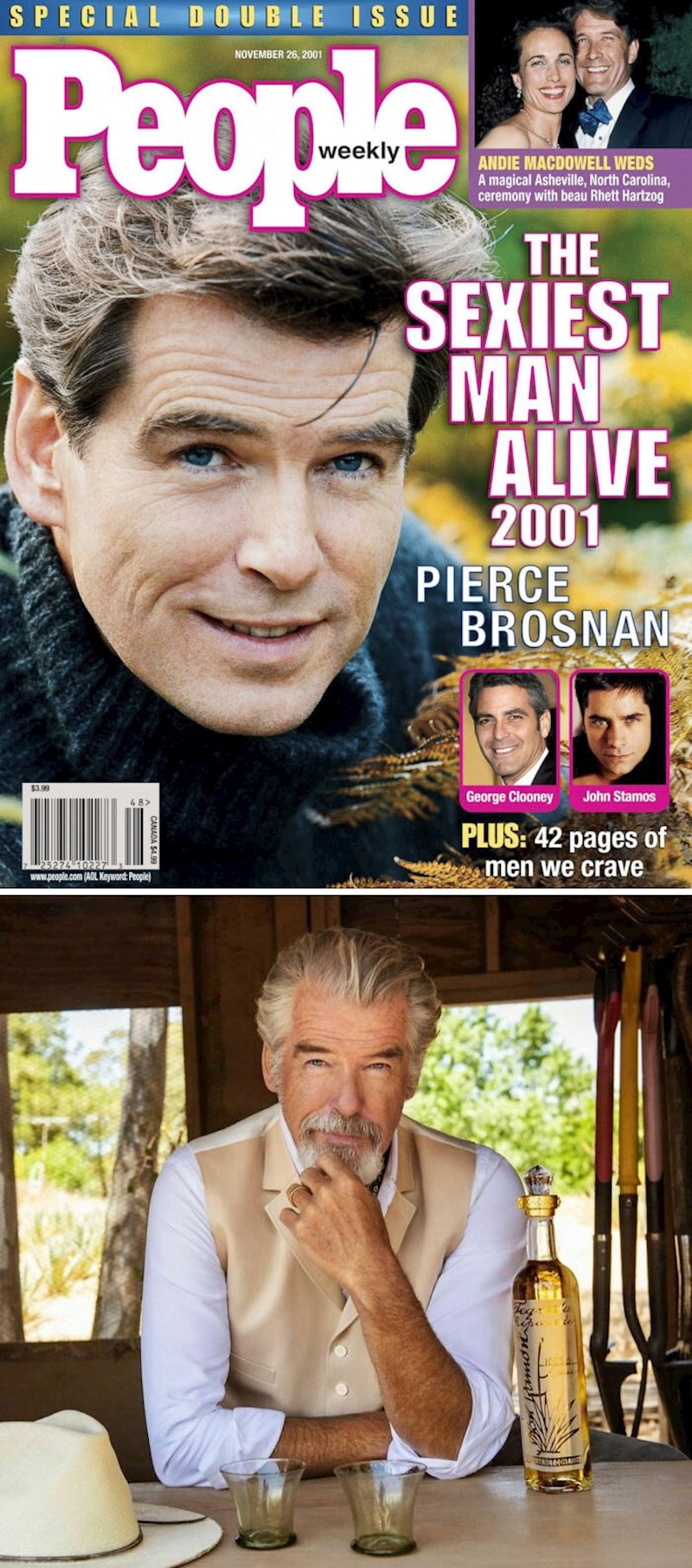 2001. Pierce Brosnan