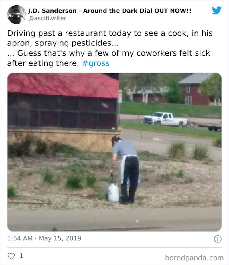 Glavni kuhar zaprašuje pesticidima