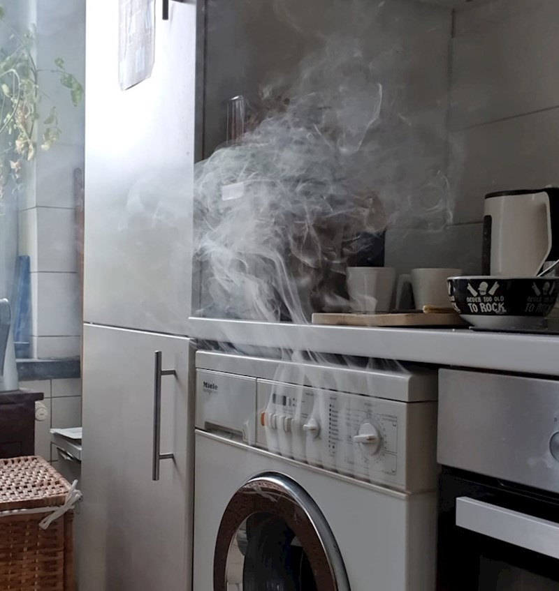 Perilica rublja je rekla dosta