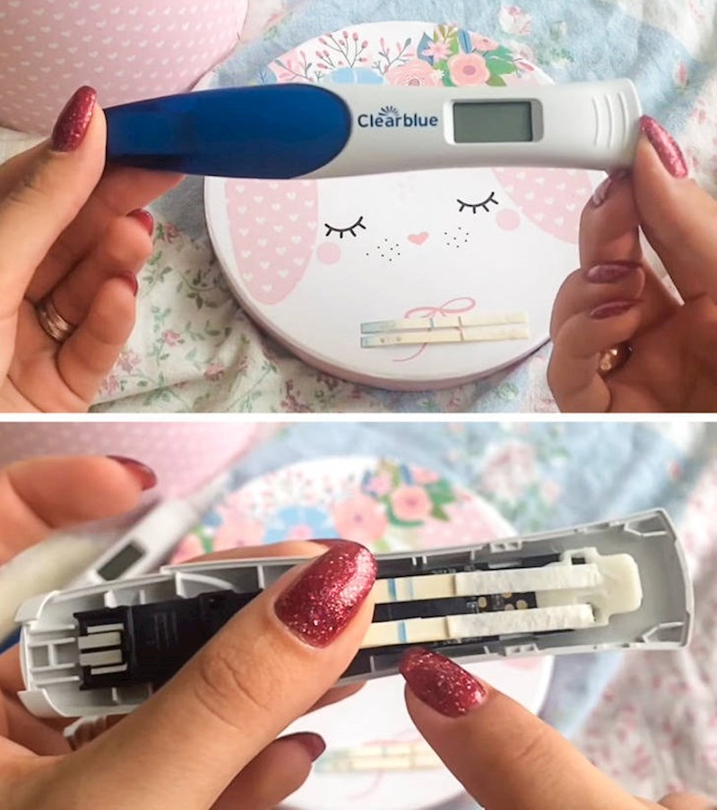 Unutrašnjost testa za trudnoću