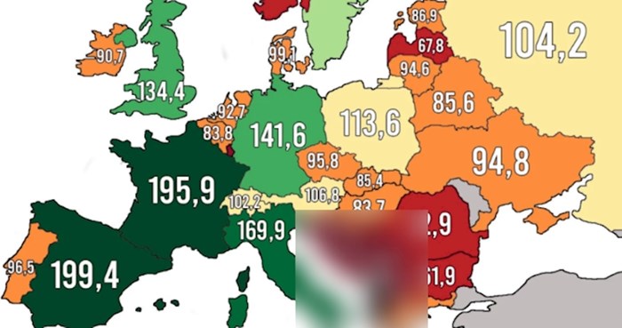 Netko je napravio kartu s prosječnim brzinama vlakova u EU, pogledajte kako stoji Hrvatska