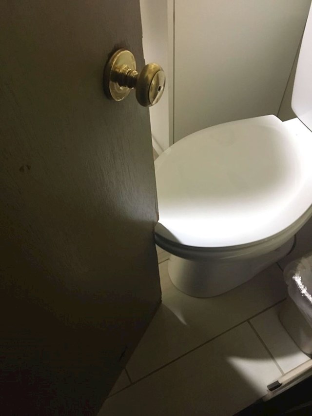 WC je malo manji