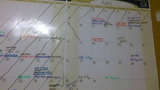 "Zamolila sam dečka da prekriži datum na mom kalendaru. Ponekad mi se čini da me namjerno želi naživcirati..."