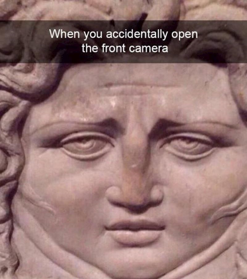 Kad slučajno otvoriš prednju kameru