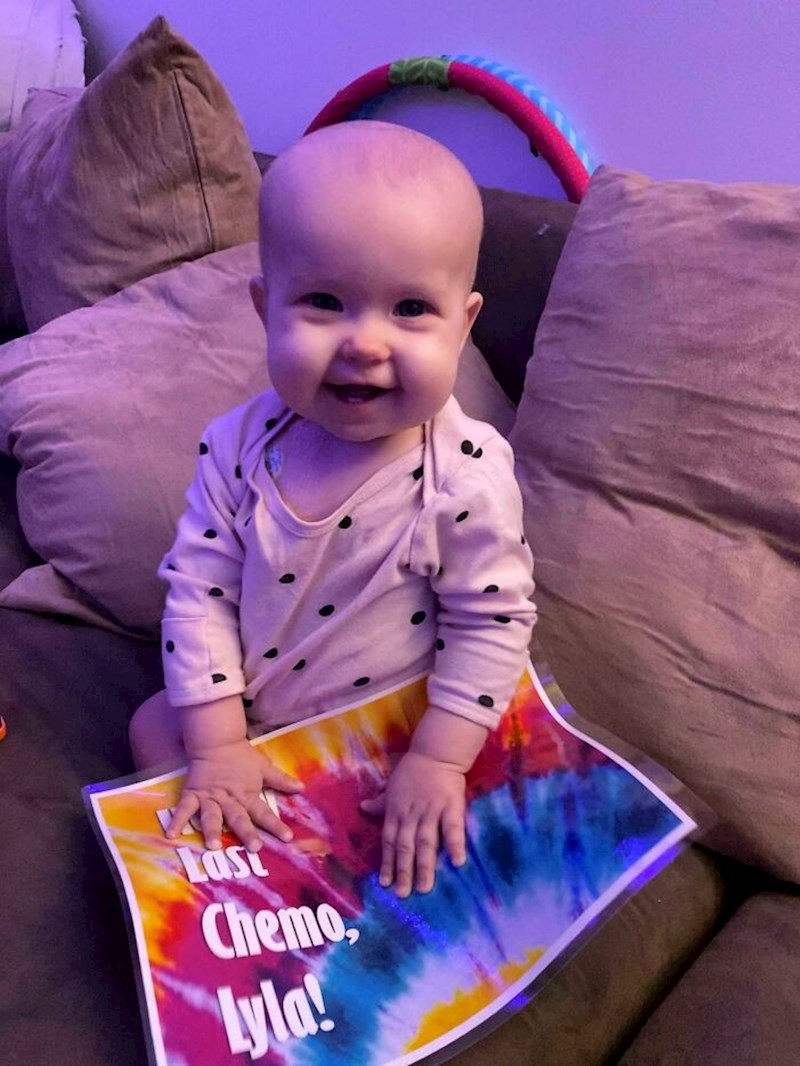 Moja kći je danas završila s kemoterapijom