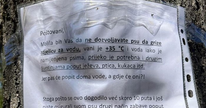 Obračun oko posude za vodu iz jednog zagrebačkog parka podijelio Reddit: Tko je ovdje u pravu?