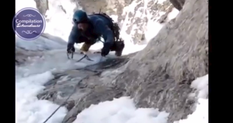 Nevjerojatan video: Planinar se penjao bez sigurnosnog užeta kad se poskliznuo...