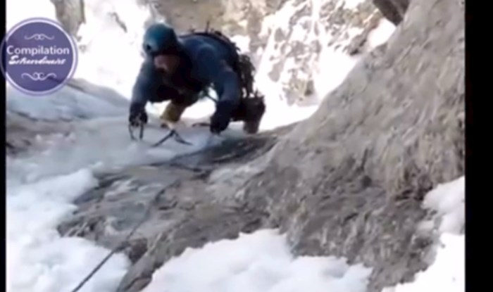 Nevjerojatan video: Planinar se penjao bez sigurnosnog užeta kad se poskliznuo...