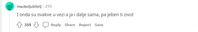 Javila se i jedna cura kojoj nije jasno kako je ona single