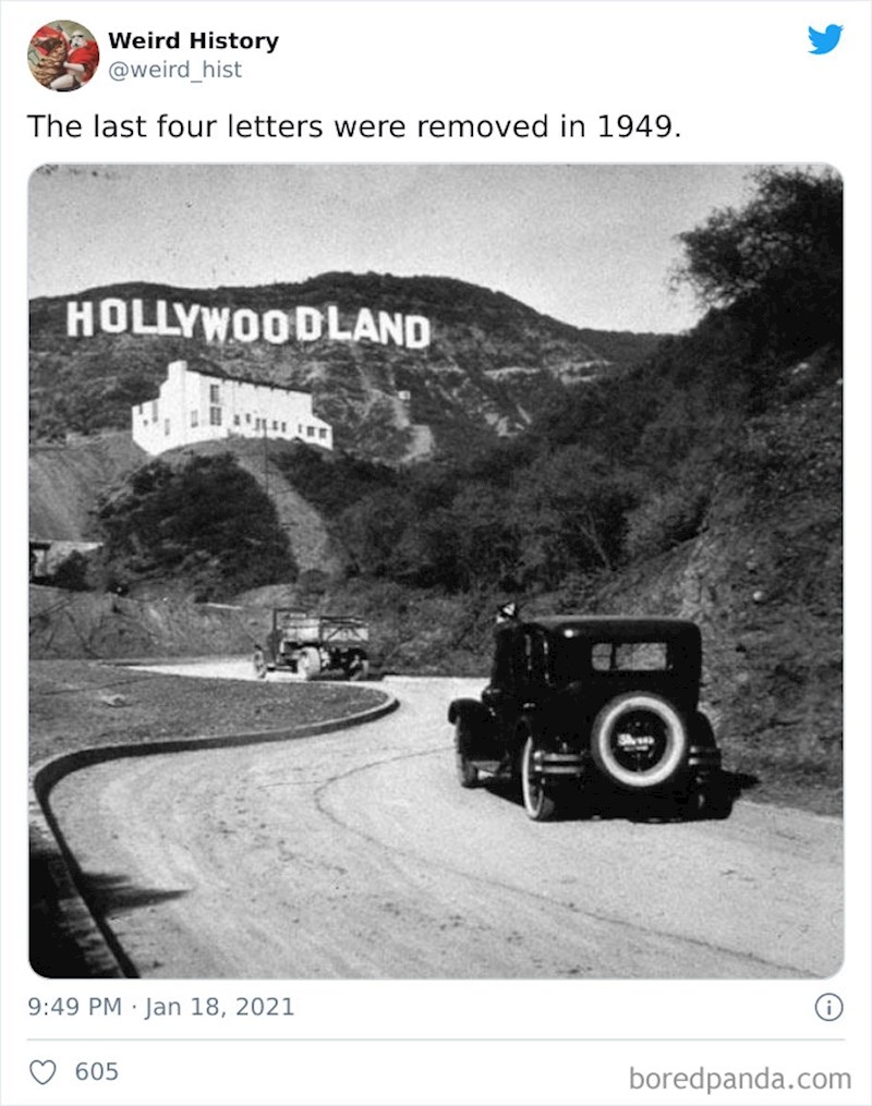 Zadnja četiri slova kultnog znaka skinuta su 1949. godine