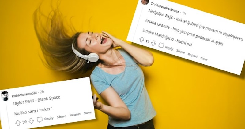 Tip na Redditu je pitao koju pjesmu obožavate, ali se sramite to reći. Donosimo najbolje odgovore