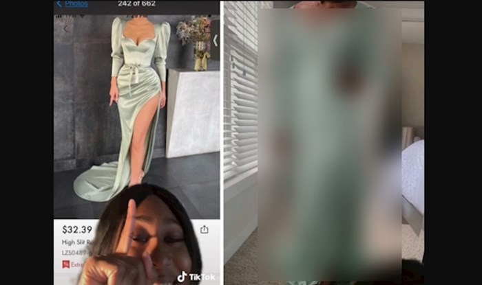 Djevojka je naručila seksi haljinu online, morate vidjeti što je zapravo dobila
