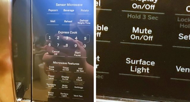 Mikrovalna koja ima opciju Mute (ugasi zvuk) kako ne bi probudio ukućane kada ogladniš noću