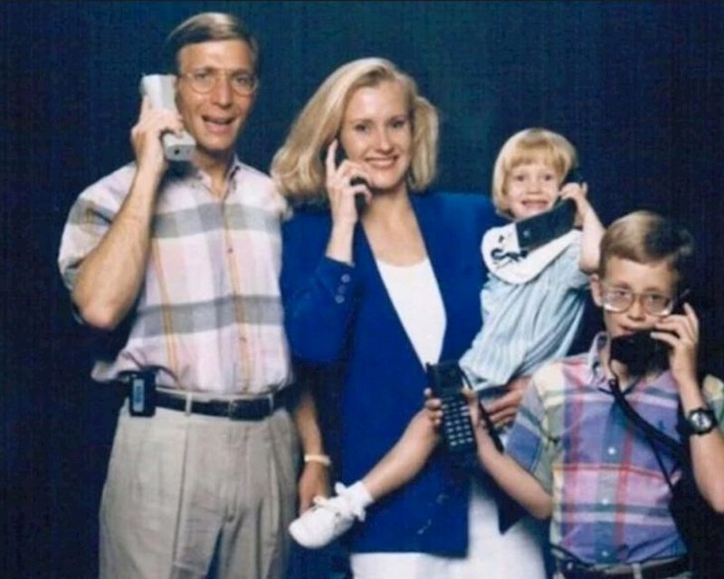 U ovoj obitelji jako vole telefone iz nekog razloga.