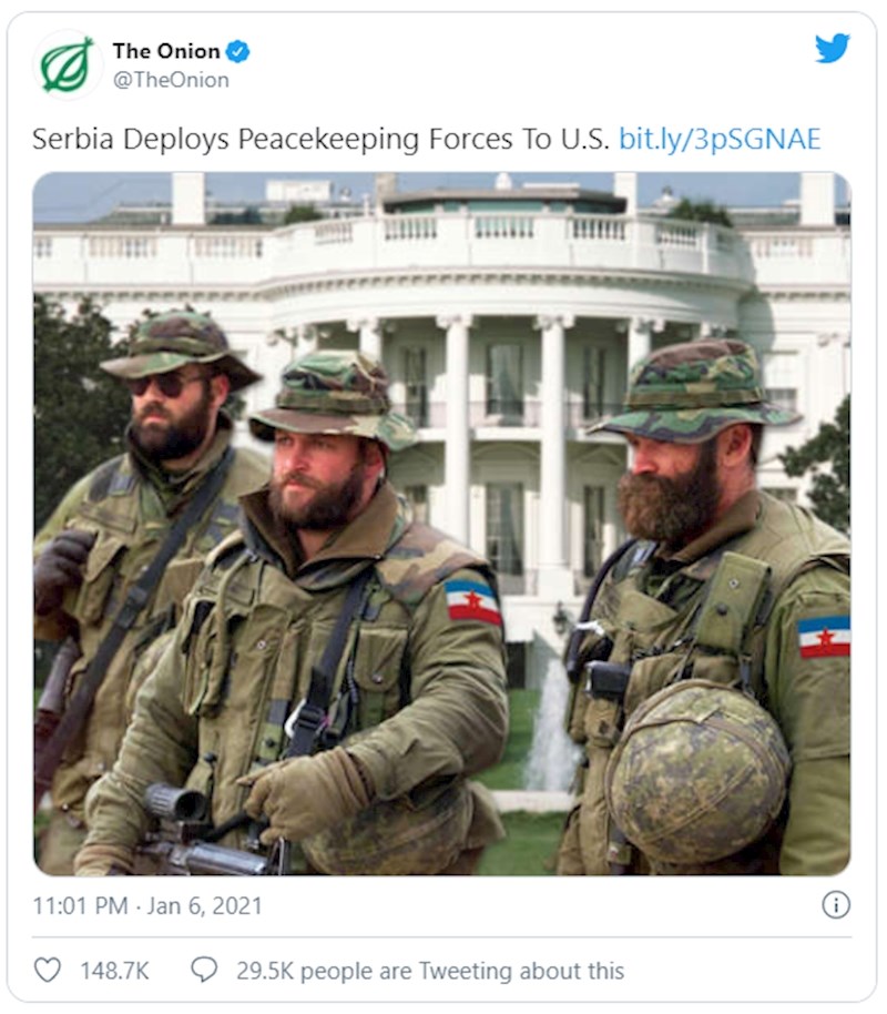 Čak se i najpoznatiji američki satirički web uključio u raspravu