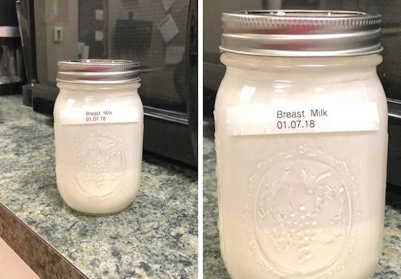 Stalno su joj krali mlijeko na poslu, napisala je da je izdojeno i više nema problema
