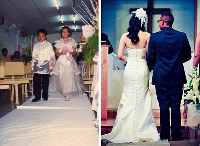 "15 godina kasnije, opet koračamo prema oltaru, ali ovaj put za naše vjenčanje."