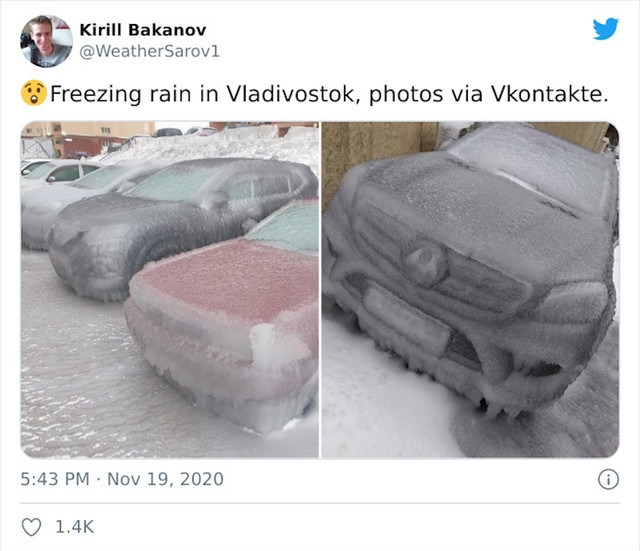 Nakon ledene kiše 🥶