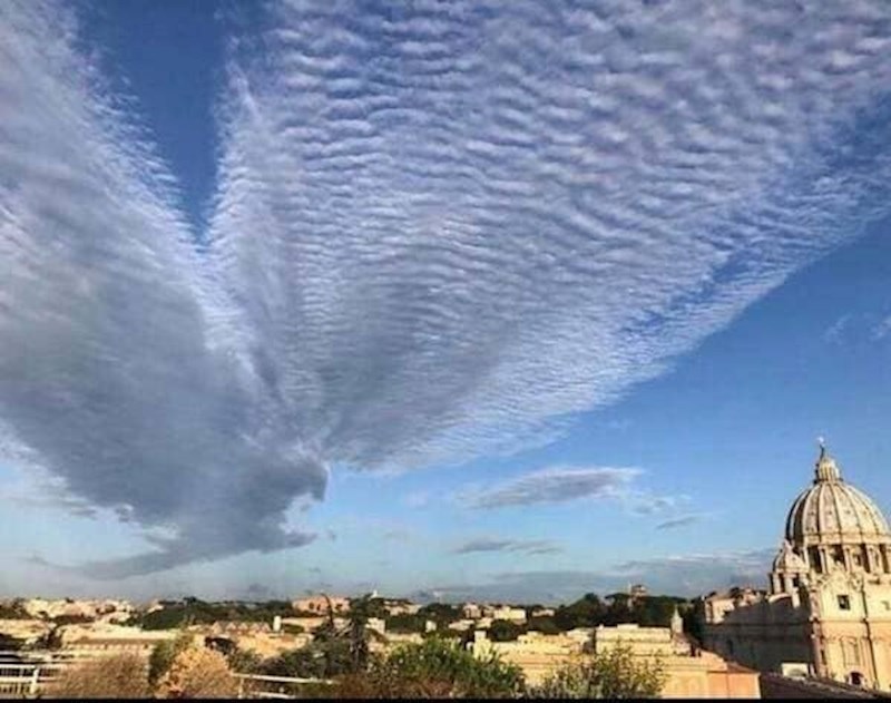 Oblak izgleda kao divovski orao