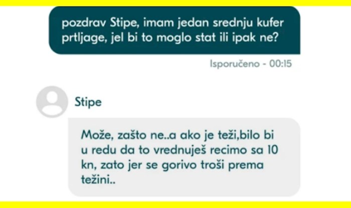 Pokušao se dogovoriti s tipom za prijevoz, morate vidjeti što je tražio od njega