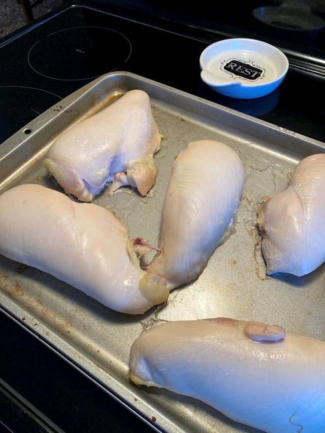 Ovo je piletina NAKON pečenja