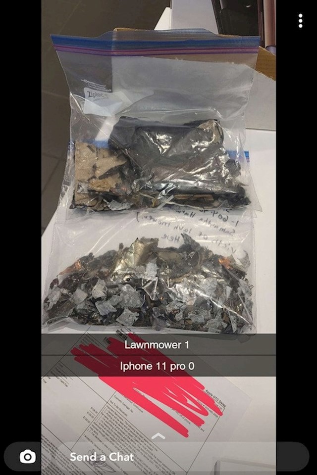 Pregazio je laptop kosilicom