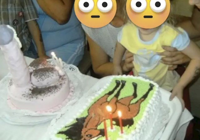 Torta na penis na dječjem rođendanu, zašto ne?