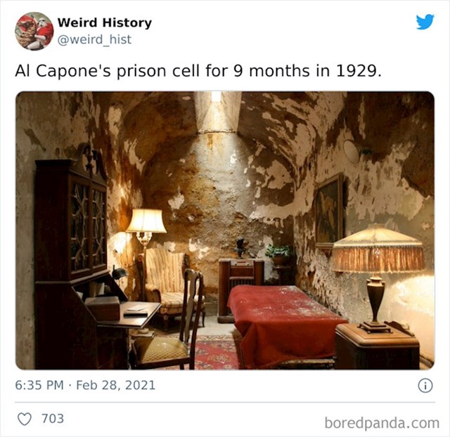 Zatvorska ćelija Ala Caponea, 1929. godina