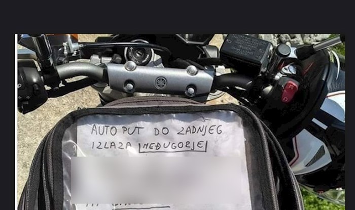 Netko je fotkao motociklistove upute kako doći do Trebinja i sve nas oduševio