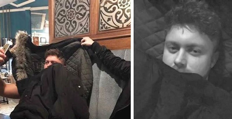 Pokušava dokazati djevojci da je kući u krevetu, a ne se ekipom vani